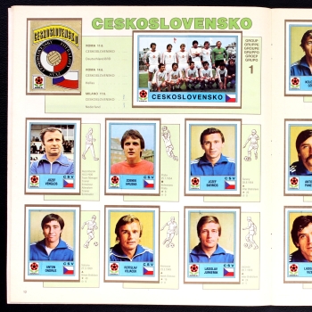 Euro 80 Panini Sticker Album komplett