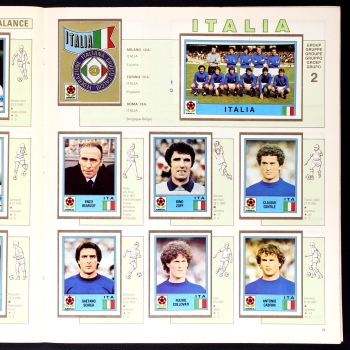 Euro 80 Panini sticker album complete