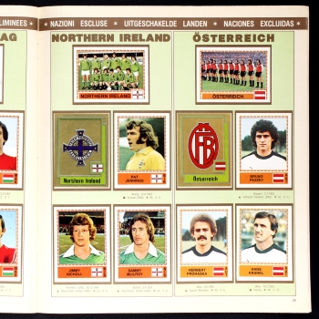 Euro 80 Panini Sticker Album komplett