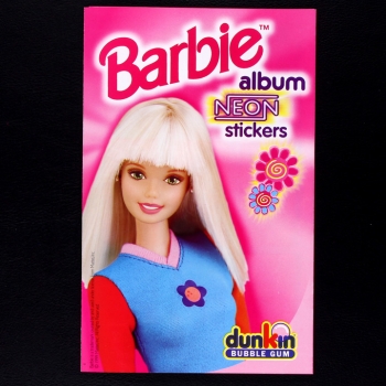 Barbie Neon dunkin Sticker Folder - Kaugummi Bilder