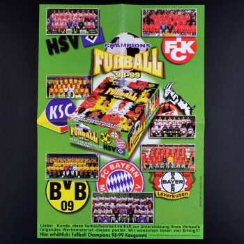 Champions Fußball 98-99 Joli sticker poster - Bubble Gum