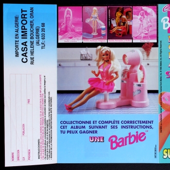 Barbie Moda 95 sticker Folder - Bubble Gum