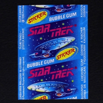 Star Trek Fleer Bubble Gum - Wrapper