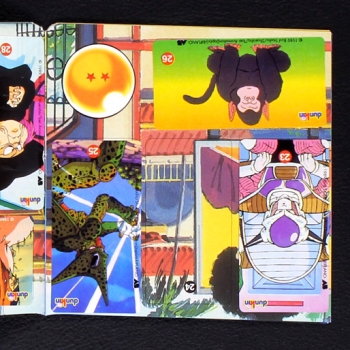 Dragon Ball Z dunkin Sticker Folder - Kaugummi Bilder