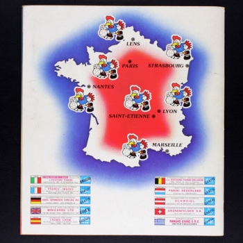 Euro 84 Panini Sticker Album komplett - Top