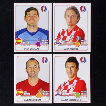 4 Sticker Panini - Euro 2016