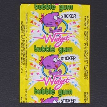 Widget Fleer Bubble Gum - Wrapper