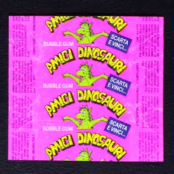 Pmici Dinosauri Candy Gum Bubble Gum - Wrapper