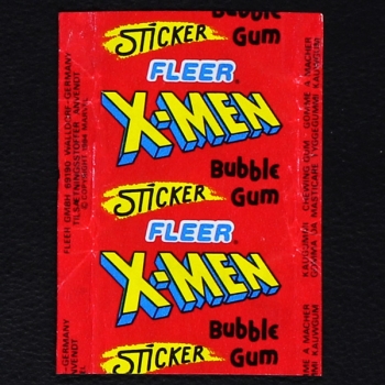 X-Men Fleer Bubble Gum - Wrapper