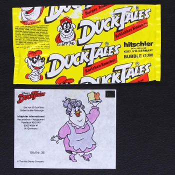 Duck Tales Hitschler Bubble Gum - Wrapper