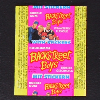 Backstreet Boys Kuroczik Bubble Gum - Wrapper
