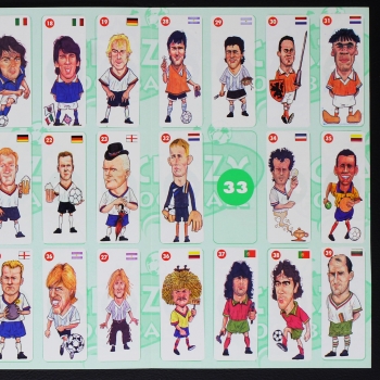 USA 94 Crazy Football Dunkin Sticker Folder - Kaugummi Bilder