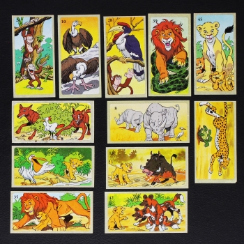 King of the Jungle dunkin Sticker Folder - Kaugummi Bilder