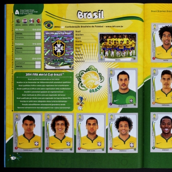 Brasil 2014 Panini Sticker Album komplett - Platinum Edition