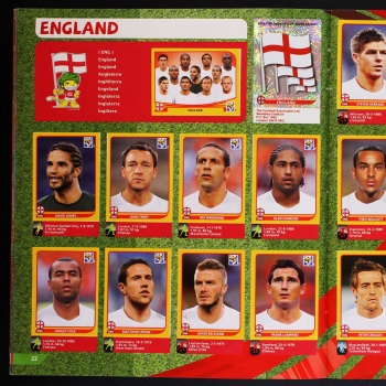 South Africa 2010 Panini Sticker Album komplett - Swiss Edition