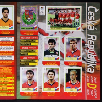 Euro 2000 Panini Sticker Album komplett