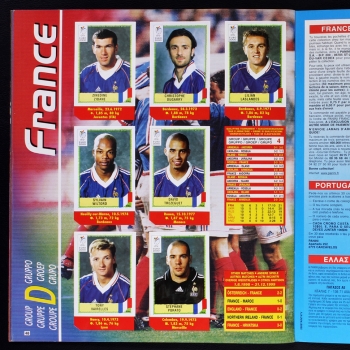 Euro 2000 Panini Sticker Album komplett