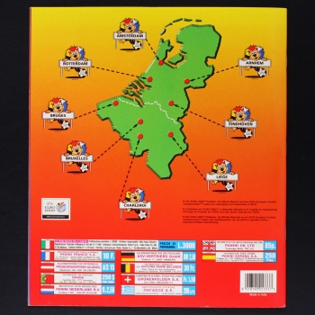 Euro 2000 Panini Sticker Album komplett