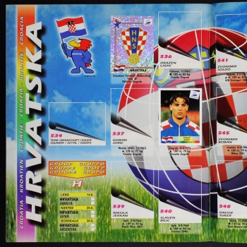 France 98 Panini Sticker Album teilgefüllt +80