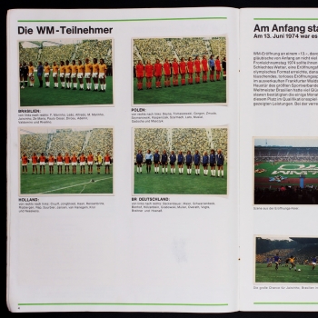 Deutschland Fußball-Weltmeister 1974 Bergmann Album komplett