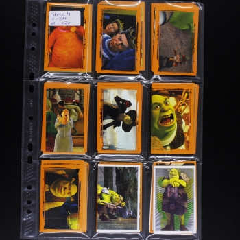 Shrek Panini sticker series complete