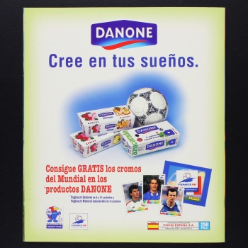 France 98 Panini Sticker Album teilgefüllt