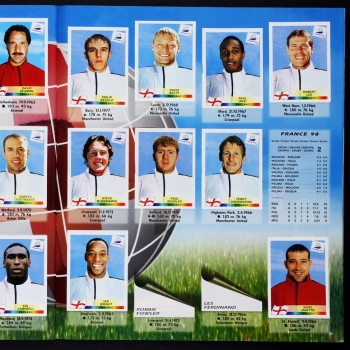 France 98 Panini sticker album almost complete