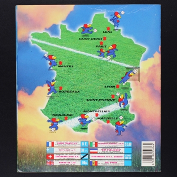 France 98 Panini Sticker Album komplett