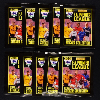 Premier League 2001 Merlin sticker bags