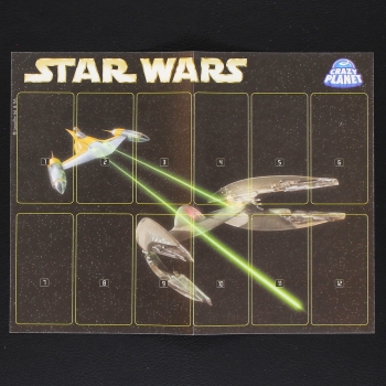 Star Wars Crazy Planet Sticker Folder - Kaugummi Bilder