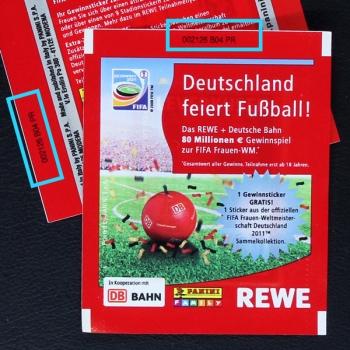 Germany 2011 Panini Tüte - REWE Version + Nummer