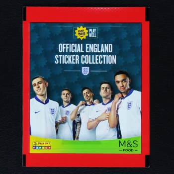 Official England Sticker Collection 2024 Panini Tüte