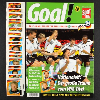 Goal WM 2006 Ferrero Sticker Album Duplo Variante