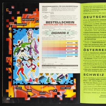 Digimon 2 Panini Sticker Album komplett