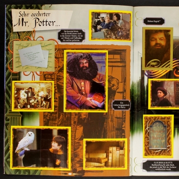 Harry Potter Stein der Weisen Panini sticker album complete