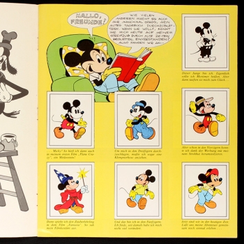 Mickey Panini Sticker Album komplett