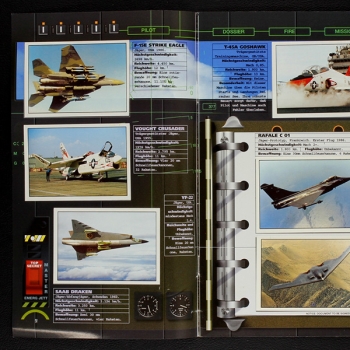 Militärflugzeuge Panini sticker album complete