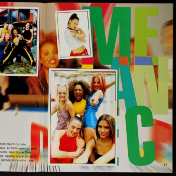 Spice Girls Panini Sticker Album komplett