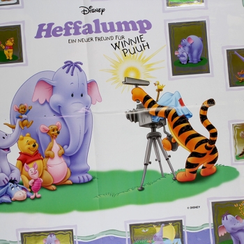 Heffalump Panini sticker album complete