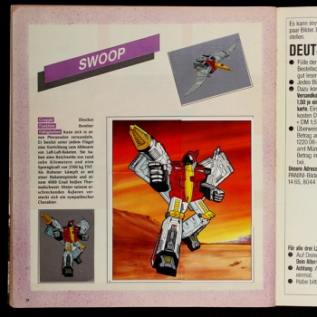 Transformers Panini Sticker Album komplett