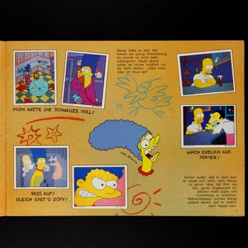 Simpsons Panini sticker album complete