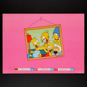 Simpsons Panini Sticker Album komplett