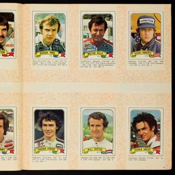 Moto Sport Panini sticker album complete