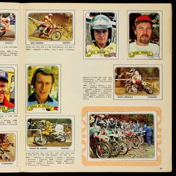 Moto Sport Panini Sticker Album komplett - Kopie