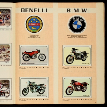 Moto Sport Panini sticker album complete