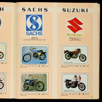 Moto Sport Panini sticker album complete