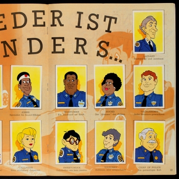 Police Academy Panini Sticker Album komplett