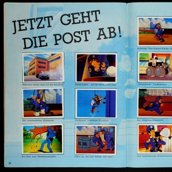 Police Academy Panini Sticker Album komplett