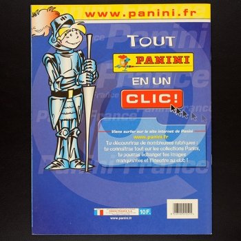 Olympique de Marseille 2000 Panini Sticker Album teilgefüllt