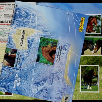 Abenteuer im Galopp Panini sticker album complete